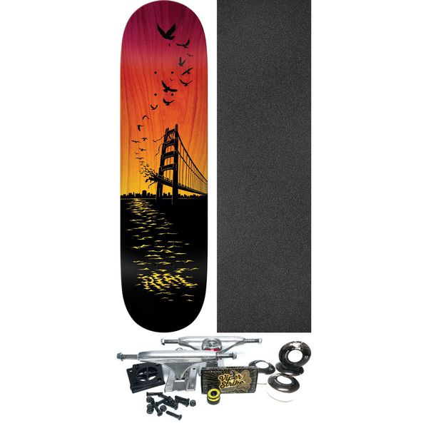 Real Skateboards Commute Skateboard Deck - 8.5" x 32.18" - Complete Skateboard Bundle